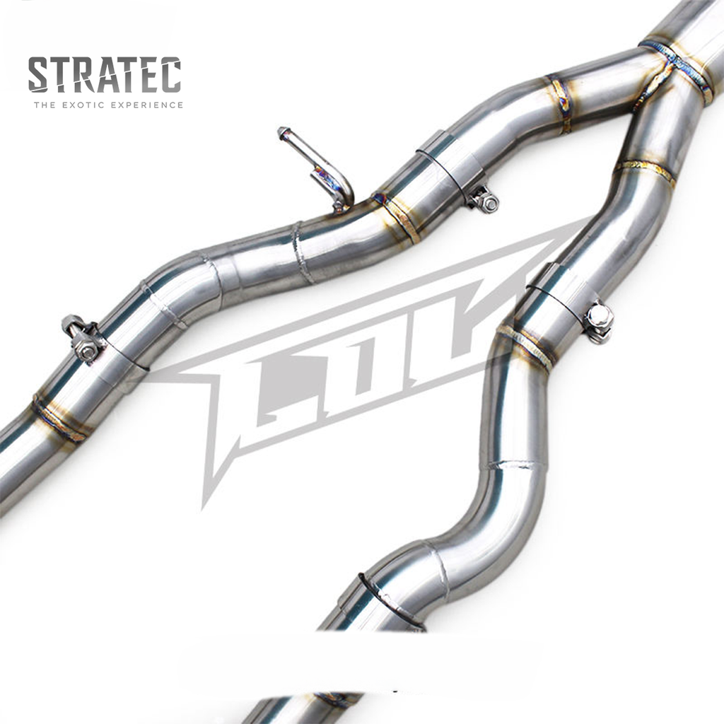 Valved Stainless Steel Catback Exhaust System for Jaguar F‑TYPE V8 5.0T - Bull Boost Performance