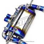 Titanium Valved Catback Exhaust System for Mercedes Benz AMG GT R C190 4.0T - Bull Boost Performance