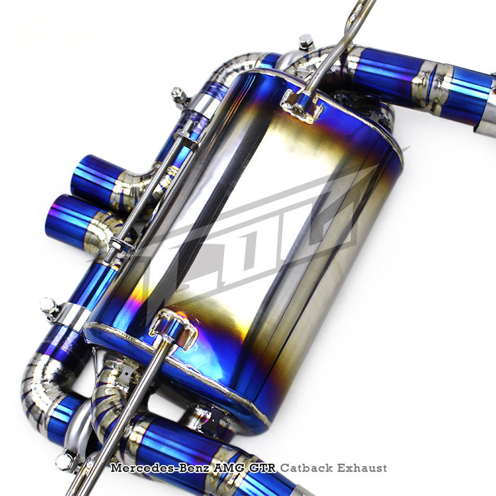 Titanium Valved Catback Exhaust System for Mercedes Benz AMG GT R C190 4.0T - Bull Boost Performance