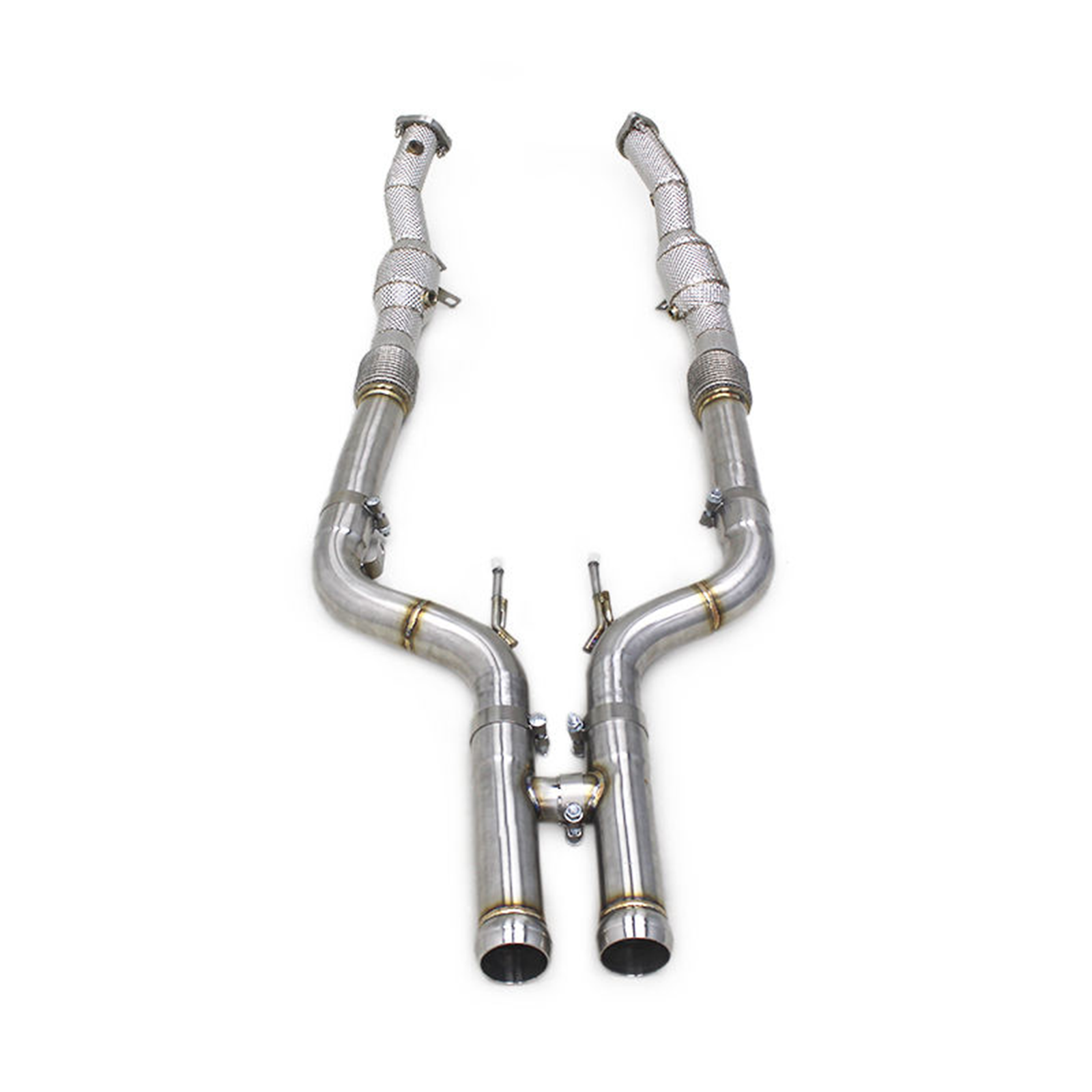 High Flow Catted Stainless Steel Downpipe for Mercedes Benz S560 S580 4.0T - Bull Boost Performance