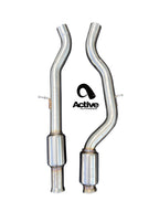 F8X BMW M3 & M4 Single Mid Pipe includes Active F-brace