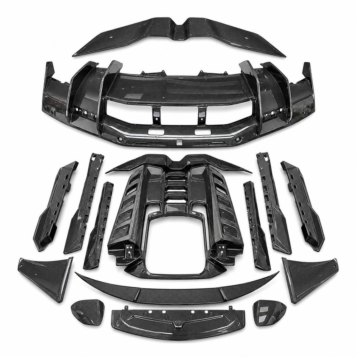 OEM Style Dry Carbon Fiber Body Kit for Lamborghini Revuelto by Stratec Systems