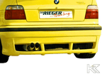 Rieger BMW E36 Compact Vented Rear Skirt Extension