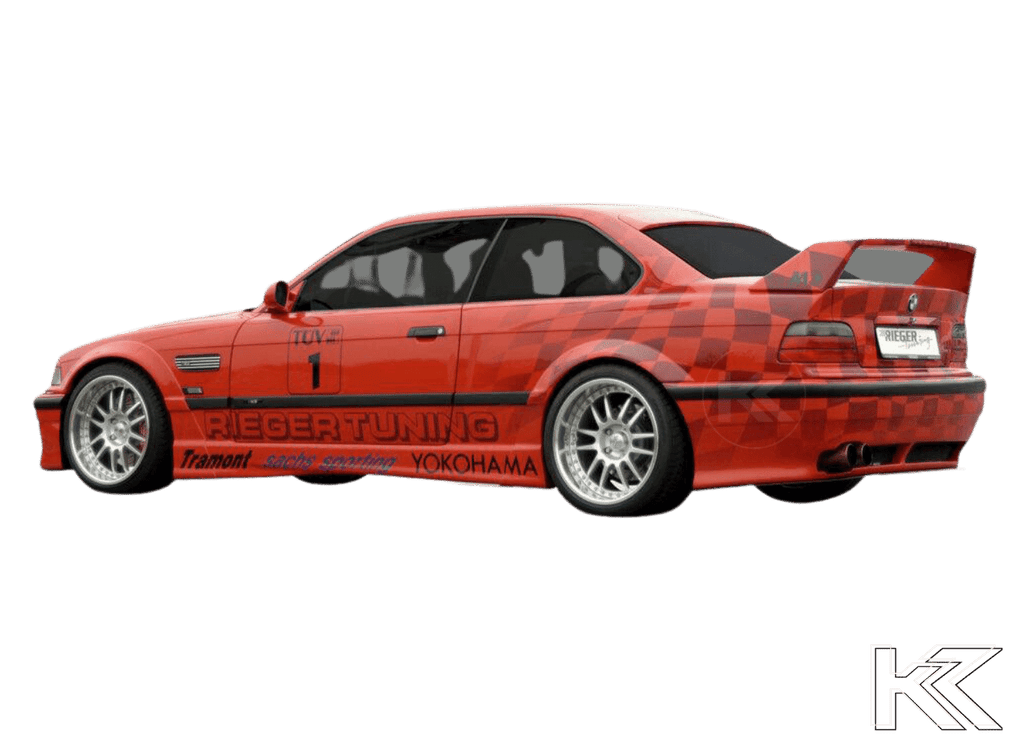 Rieger BMW E36 Coupe GT Wing w/3rd Brake Light