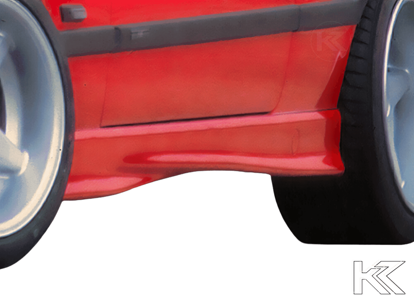 Rieger BMW E36 Coupe/Convertible Side Skirts V2