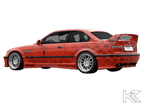 Rieger BMW E36 Sedan GT Wing wo/3rd Brake Light
