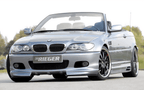 Rieger BMW E46 Front Splitter for Rieger Front Lip 50118