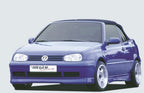 Rieger VW Golf 4 Convertible Front Lip