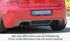 Rieger VW Golf 5 Rear Skirt Extension - Carbon Look