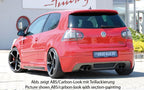 Rieger VW Golf 5 Rear Skirt Extension - Carbon Look