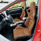 Universal Pair Reclinable Racing Seat with Dual Slider