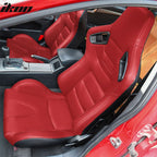 Universal Pair Reclinable Racing Seat with Dual Slider