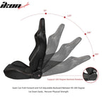 Universal Reclinable Left Driver Side Racing Seat Dual Slider
