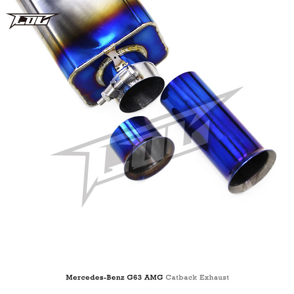 STRATEC Titanium Valved Catback Exhaust System for Mercedes Benz G63 AMG W464 4.0T - Bull Boost Performance