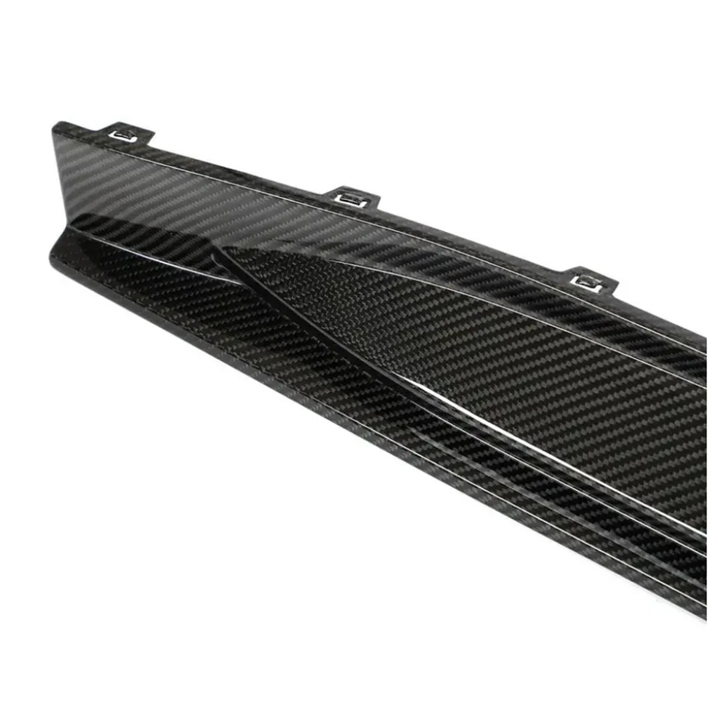 OEM Style Carbon Fiber Side Skirts Lip V2 for BMW G80 M3 G82 G83 M4 - Bull Boost Performance