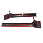 ry Carbon Fiber Door Sill Cover Trim for Chevrolet Corvette C8 Stingray Z51 Z06 Convertible Coupe - Bull Boost Performance
