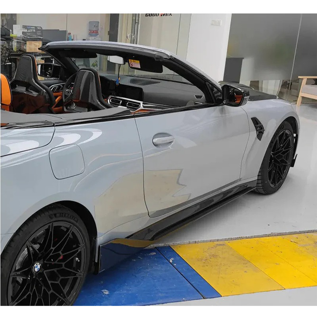 Prepreg Carbon Fiber PT Style Side Skirts for BMW G80 M3 G82 G83 M4 - Bull Boost Performance