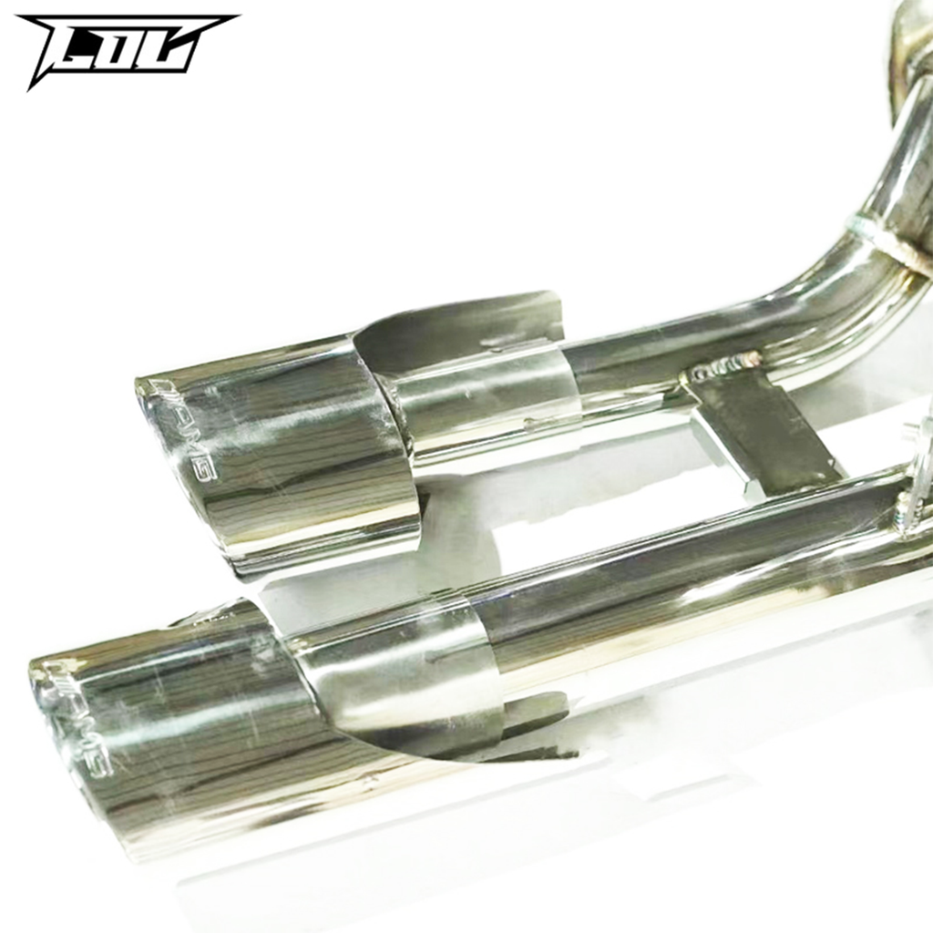 Stainless Valved Catback Exhaust System for Mercedes Benz G500 G550 G63 W463A 4.0T - Bull Boost Performance