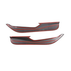 Dry Carbon Fiber Door Anti‑Kick Panel Cover V2 for Chevrolet Corvette C8 - Bull Boost Performance