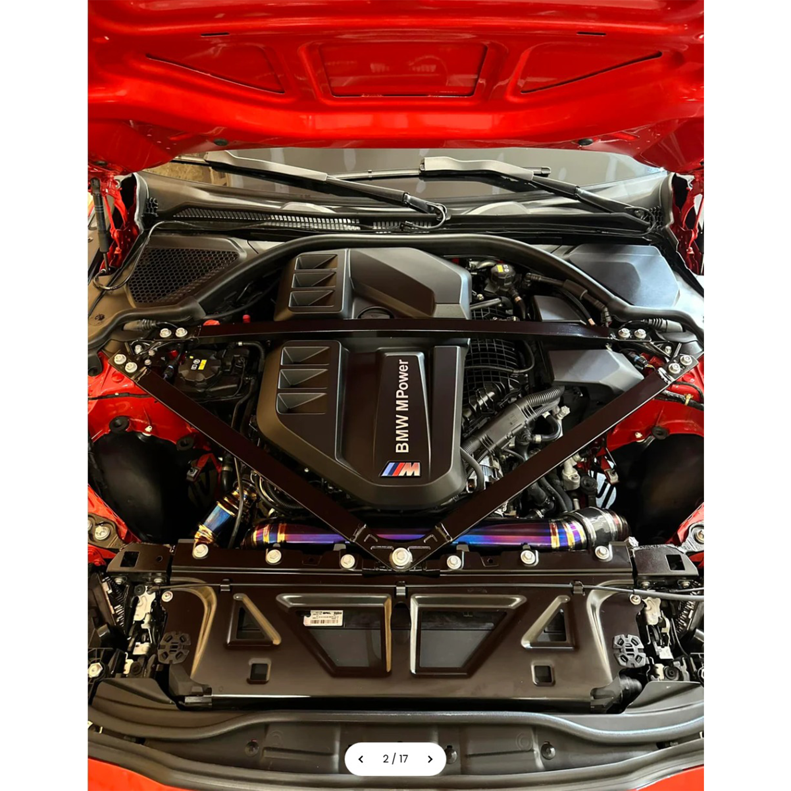 S58 High-Flow Front Mount Air Intake System for BMW G87 M2 G80 M3 G82 M4 - Bull Boost Performance