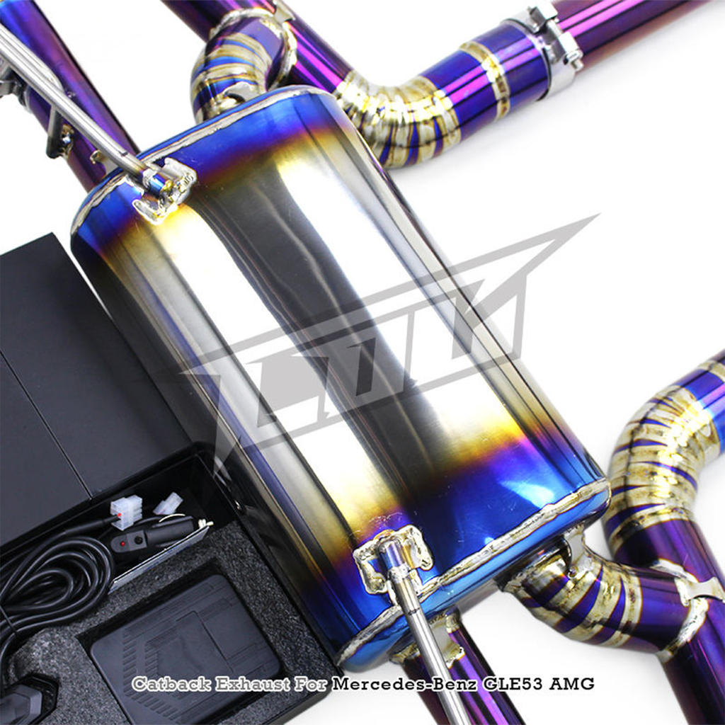 Titanium Catback Exhaust System for Mercedes Benz GLE53 AMG W167 3.0T - Bull Boost Performance