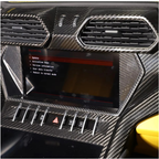 Dry Carbon Fiber Interior Center Screen Trim Cover for Lamborghini Urus - Bull Boost Performance