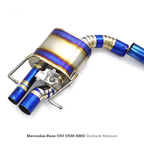 Titanium Catback Exhaust System for Mercedes Benz C63 AMG W205 4.0T - Bull Boost Performance
