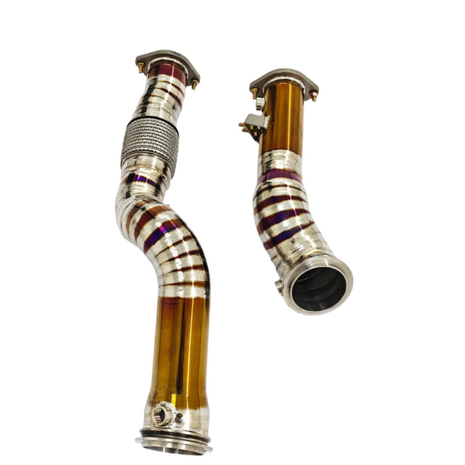 Titanium Performance Catless Downpipe for BMW G87 M2 G80 M3 G82 M4 - Bull Boost Performance