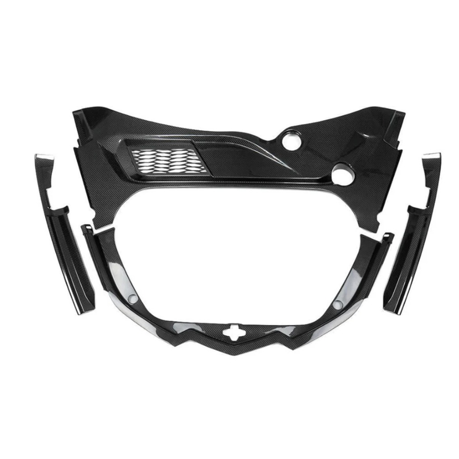 Dry Carbon Fiber Front Frunk Cover Trim Replacement for Chevrolet Corvette C8 Z06 Z51 Stingray - Bull Boost Performance