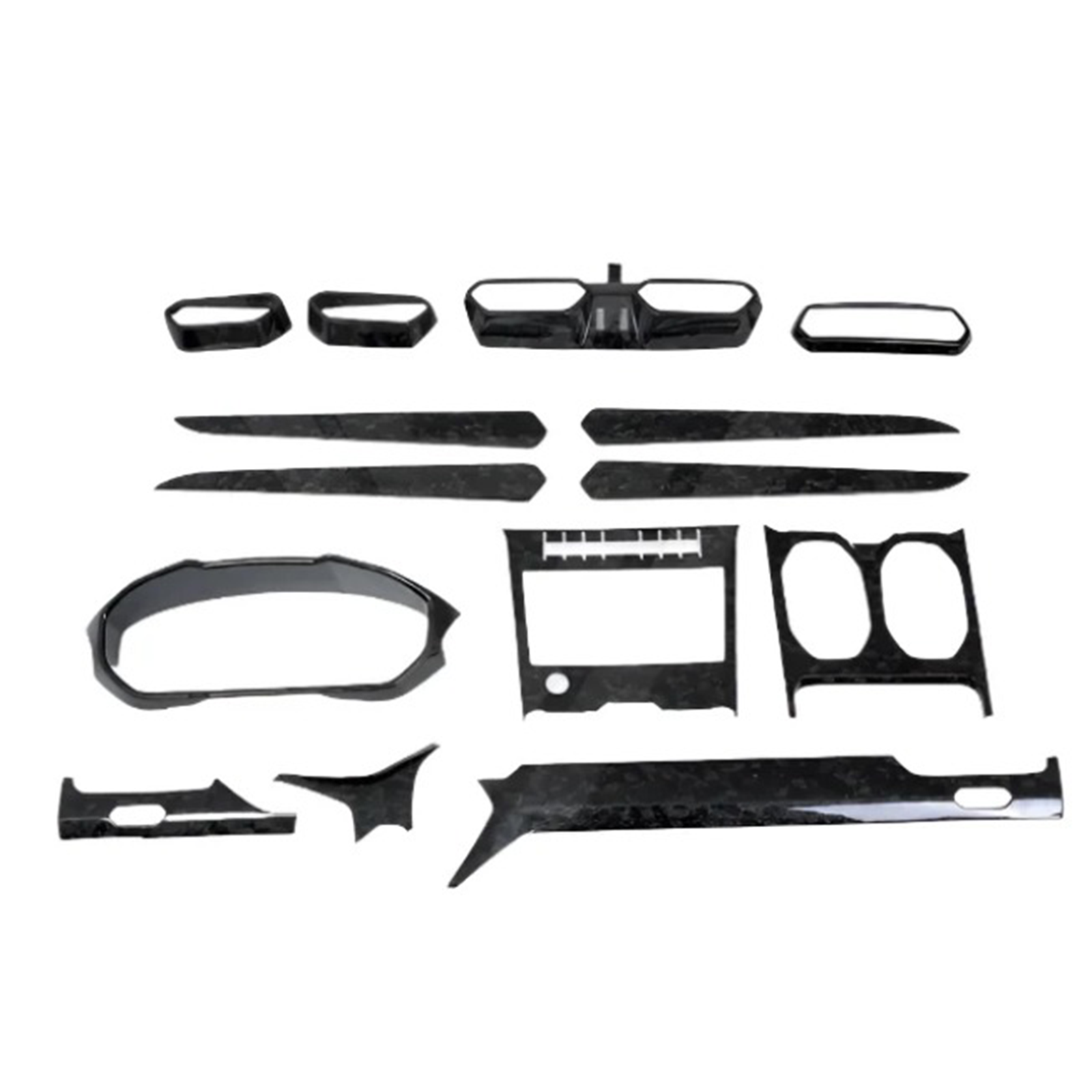 Dry Carbon Fiber Interior Trim Kit for Lamborghini Urus - Bull Boost Performance