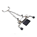 Valved Stainless Steel Catback Exhaust System for Infiniti Q50S 3.7L - Bull Boost Performance