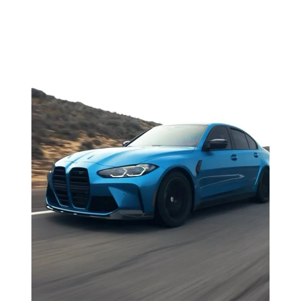 M Performance Style Carbon Fiber Front Lip for BMW G80 M3 G82 M4 - Bull Boost Performance
