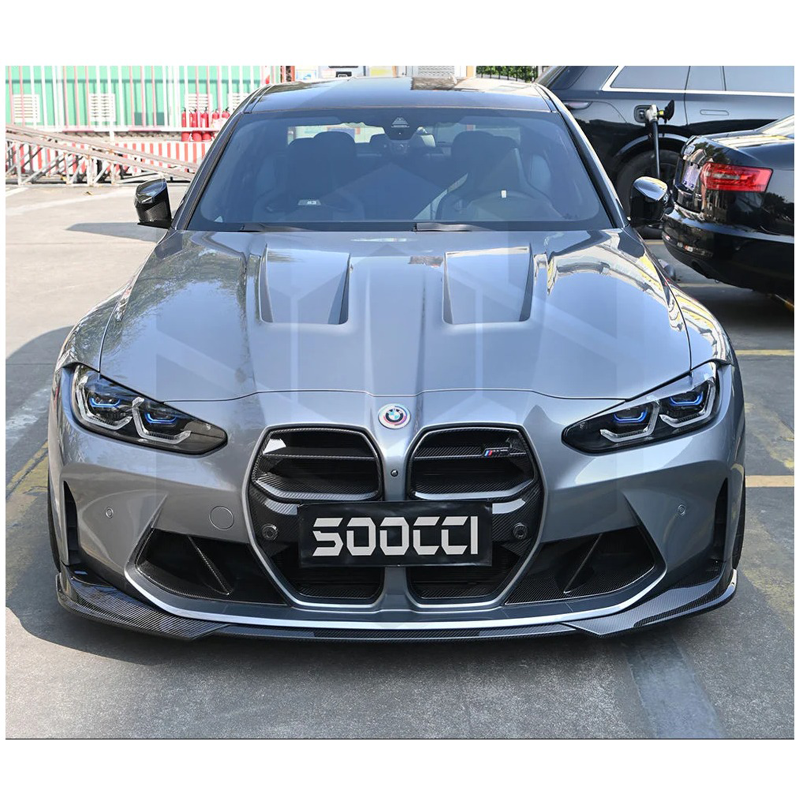 Carbon Fiber N Style Front Lip for BMW G80 G82 G83 M3 M4 - Bull Boost Performance