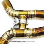 Titanium Valved Catback Exhaust System for Mercedes Benz AMG GT63 GT63S X290 - Bull Boost Performance