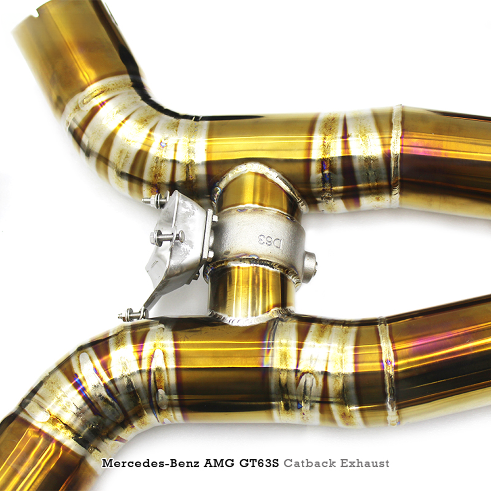 Titanium Valved Catback Exhaust System for Mercedes Benz AMG GT63 GT63S X290 - Bull Boost Performance