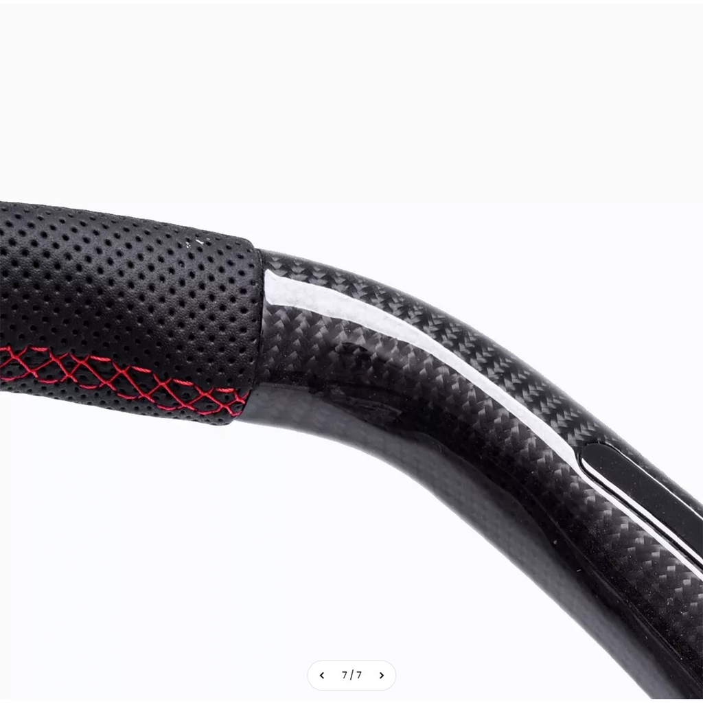 OEM Carbon Fiber LED Heated Steering Wheel for Chevrolet Corvette C8 Z51 Z06 - Bull Boost Performance