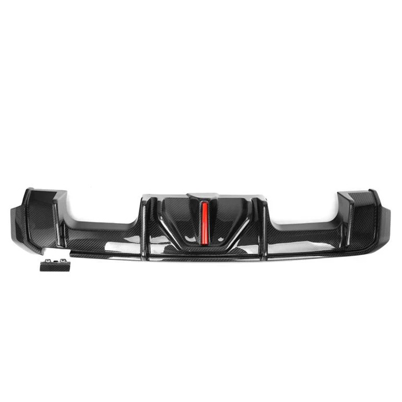 V2 Carbon Fiber Rear Diffuser w/ LED Light for BMW G80 M3 G82 G83 M4 - Bull Boost Performance