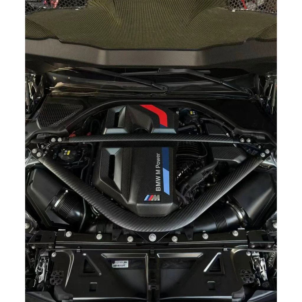Carbon Fiber Strut Brace V2 for BMW G87 M2 G80 M3 G82 G83 M4 - Bull Boost Performance