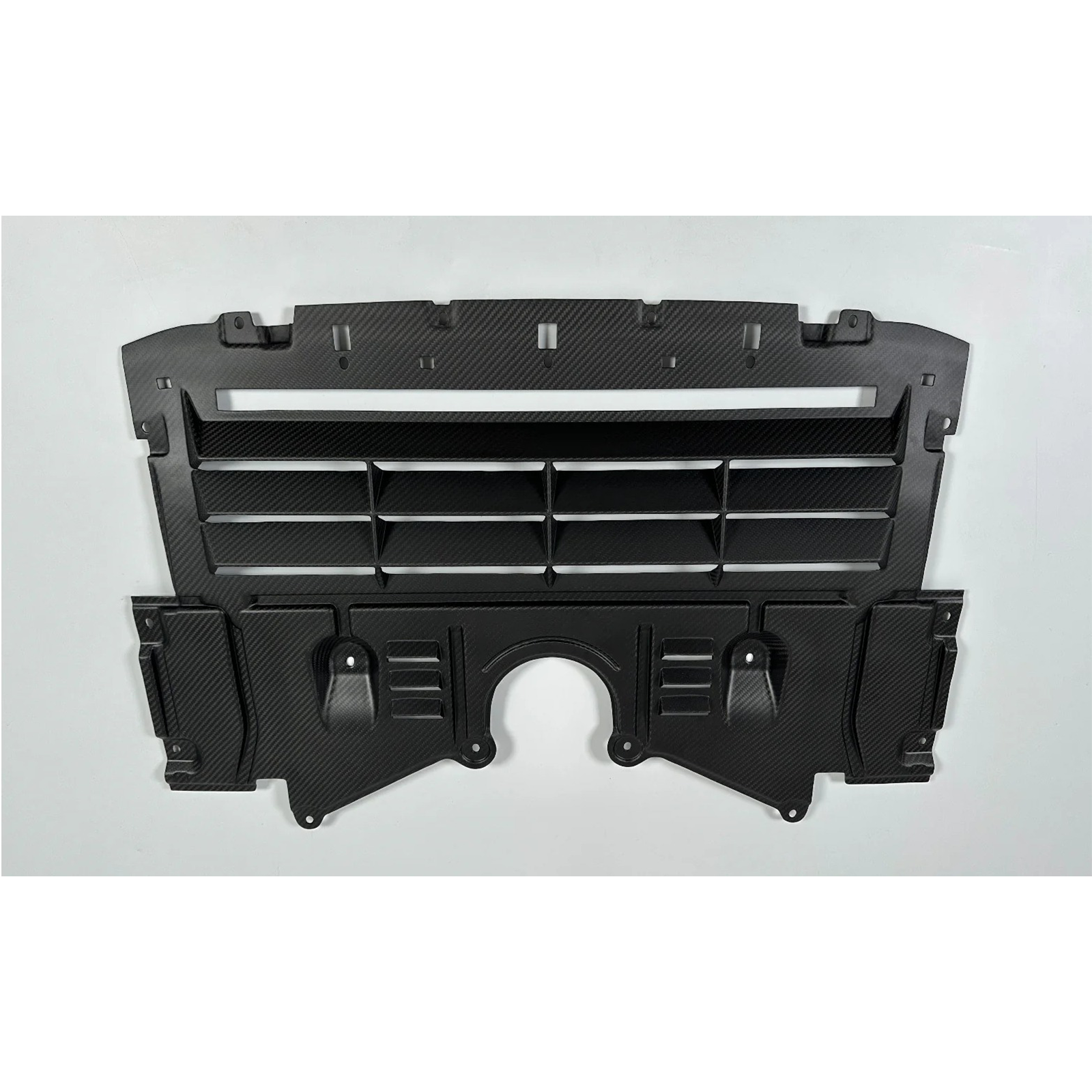 Dry Carbon Fiber Vented Oil Cooler Guard for BMW G8X G80 M3 G82 M4 - Bull Boost Performance