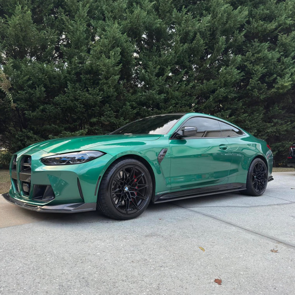 OEM Style Carbon Fiber Side Skirts Lip V2 for BMW G80 M3 G82 G83 M4 - Bull Boost Performance