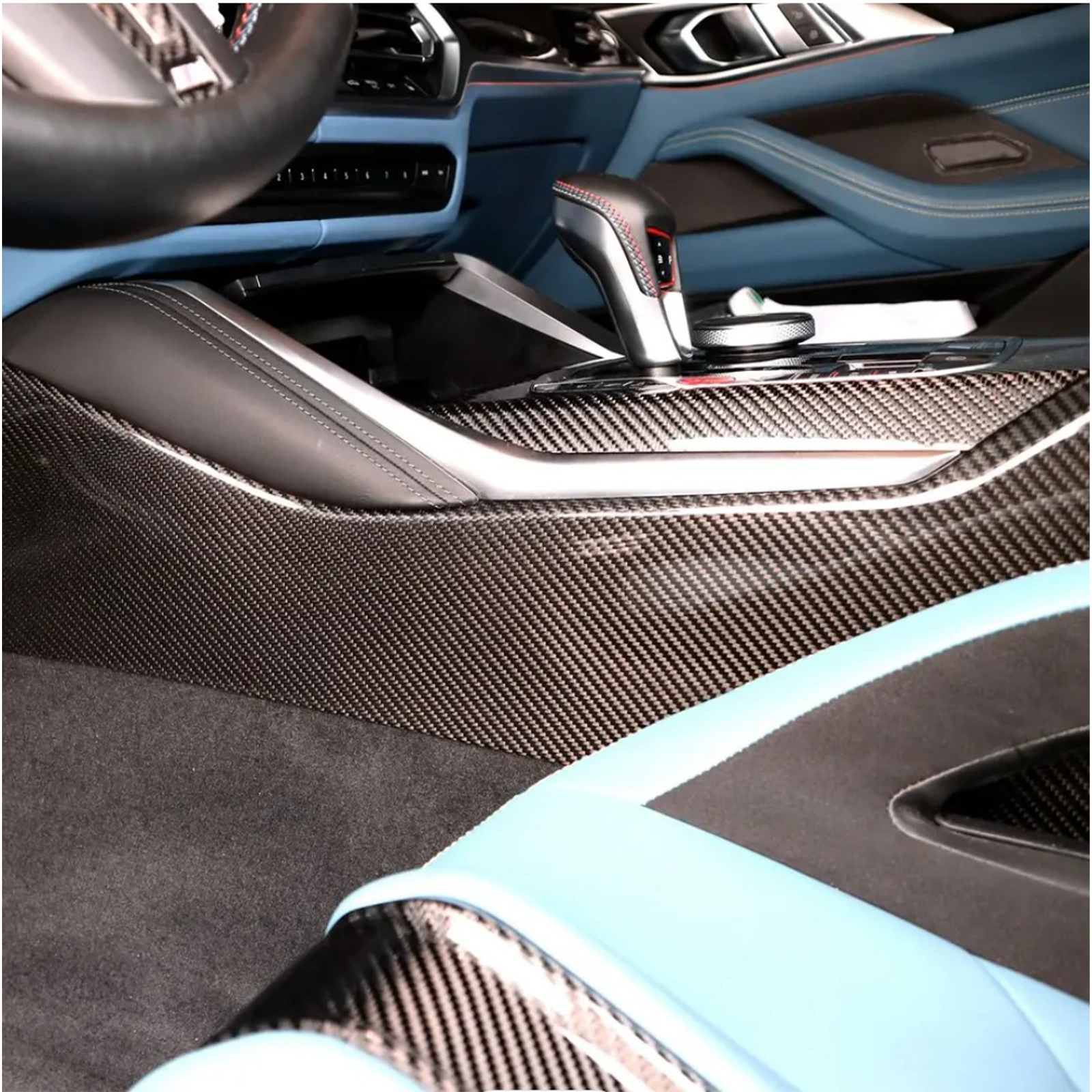Carbon Fiber Center Console Cover for BMW G80 G81 M3 G82 G83 M4 G87 M2 - Bull Boost Performance