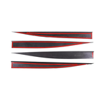 Carbon Fiber Side Skirt Trim Strip for Chevrolet Corvette C8 Stingray Coupe - Bull Boost Performance