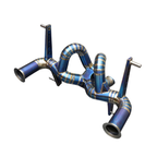 Titanium Straight Pipe Exhaust System for Lamborghini Aventador S LP740‑4 6.5L V12 - Bull Boost Performance