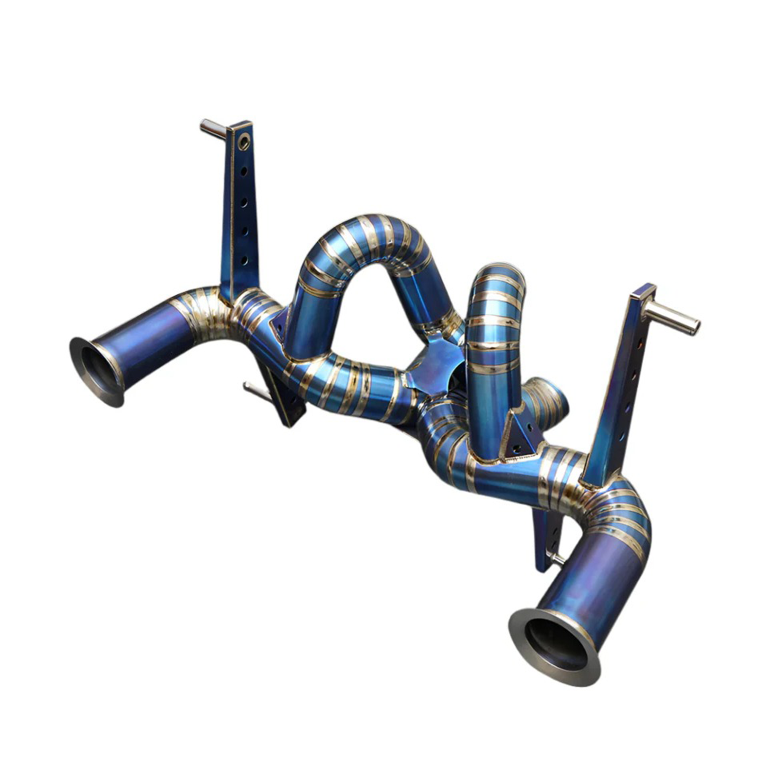 Titanium Straight Pipe Exhaust System for Lamborghini Aventador S LP740‑4 6.5L V12 - Bull Boost Performance
