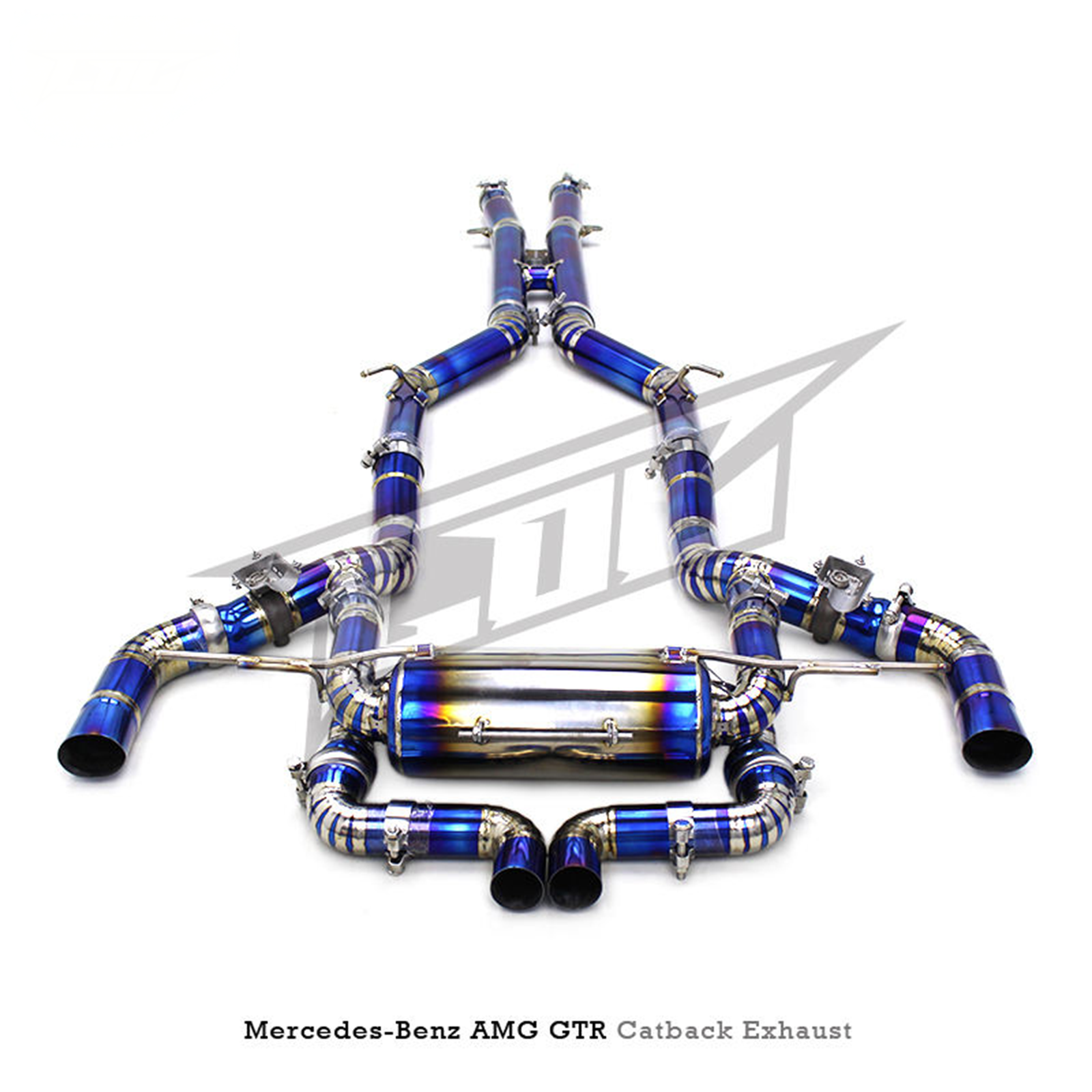 Titanium Valved Catback Exhaust System for Mercedes Benz AMG GT R C190 4.0T - Bull Boost Performance