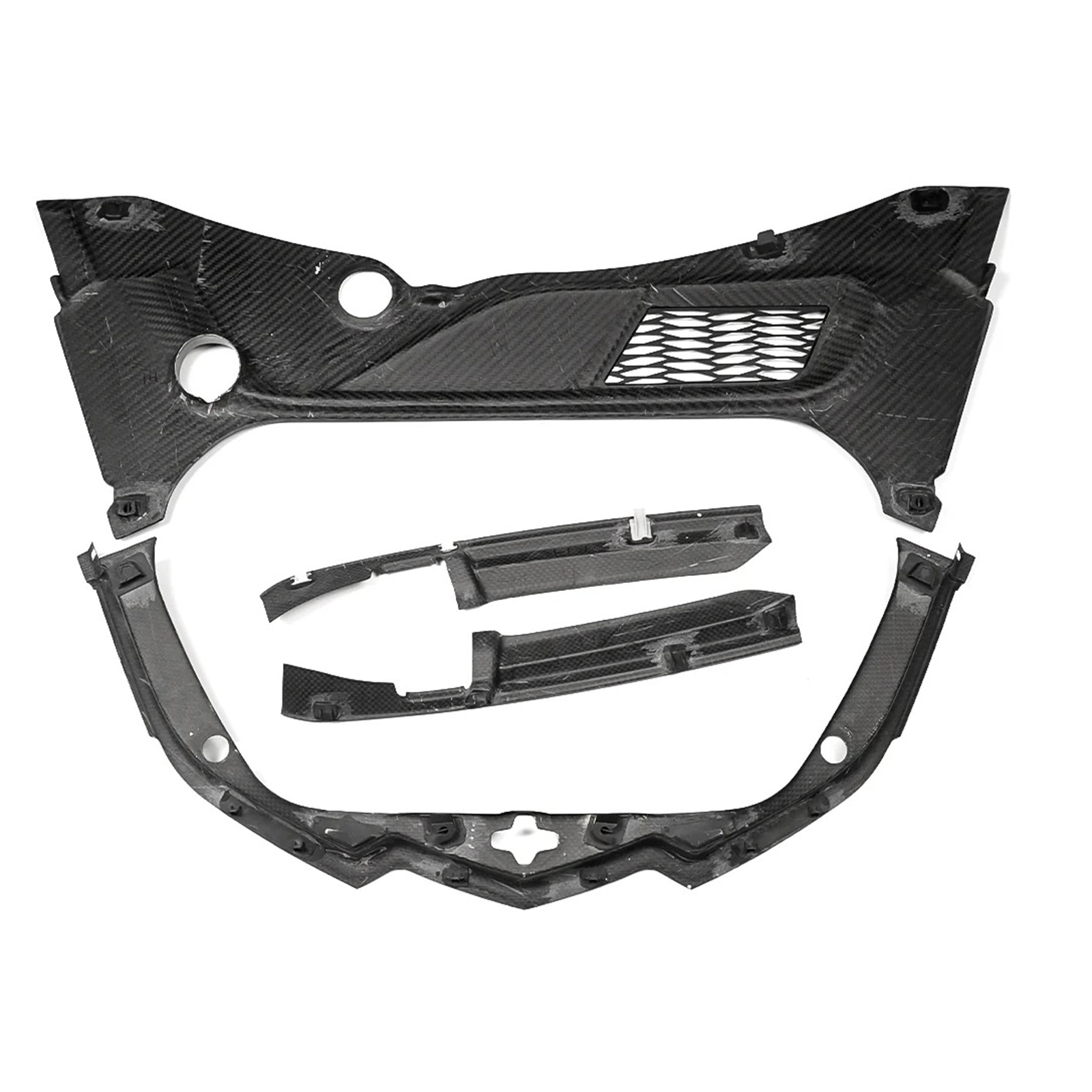 Dry Carbon Fiber Front Trunk Cover Trim Replacement for Chevrolet Corvette C8 Z51 Z06 - Bull Boost Performance