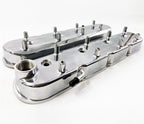 LS Cast Aluminum Tall Valve Covers for LS1 LS2 LS3 LS6 5.3 6.0 Polished - Bull Boost Performance