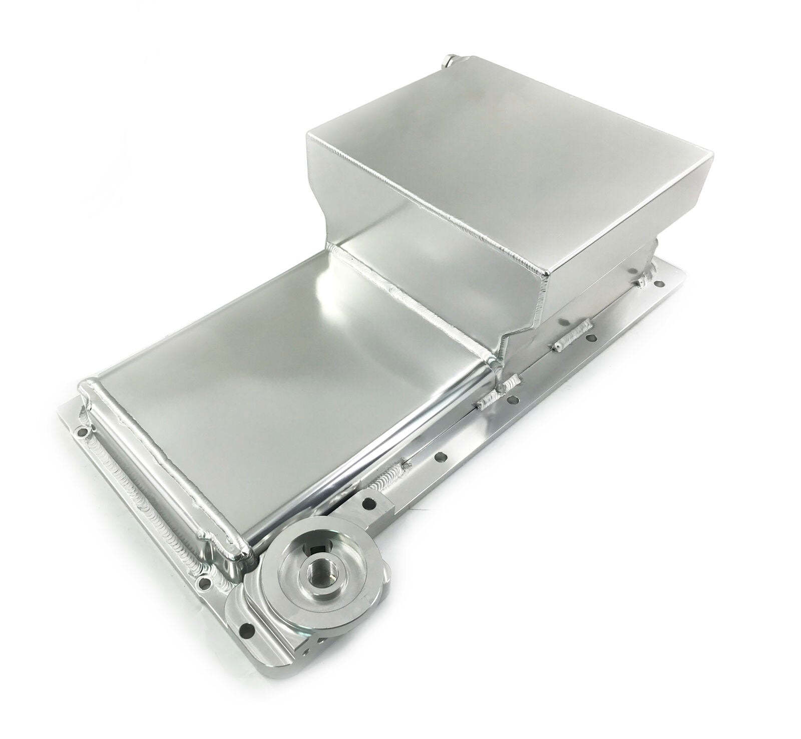 Racing Front Sump Aluminum LS1 LS2 LS6 Oil Pan w/billet Oil Filter Adapter - Bull Boost Performance