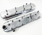 LS Cast Aluminum Tall Valve Covers for LS1 LS2 LS3 LS6 5.3 6.0 Polished - Bull Boost Performance