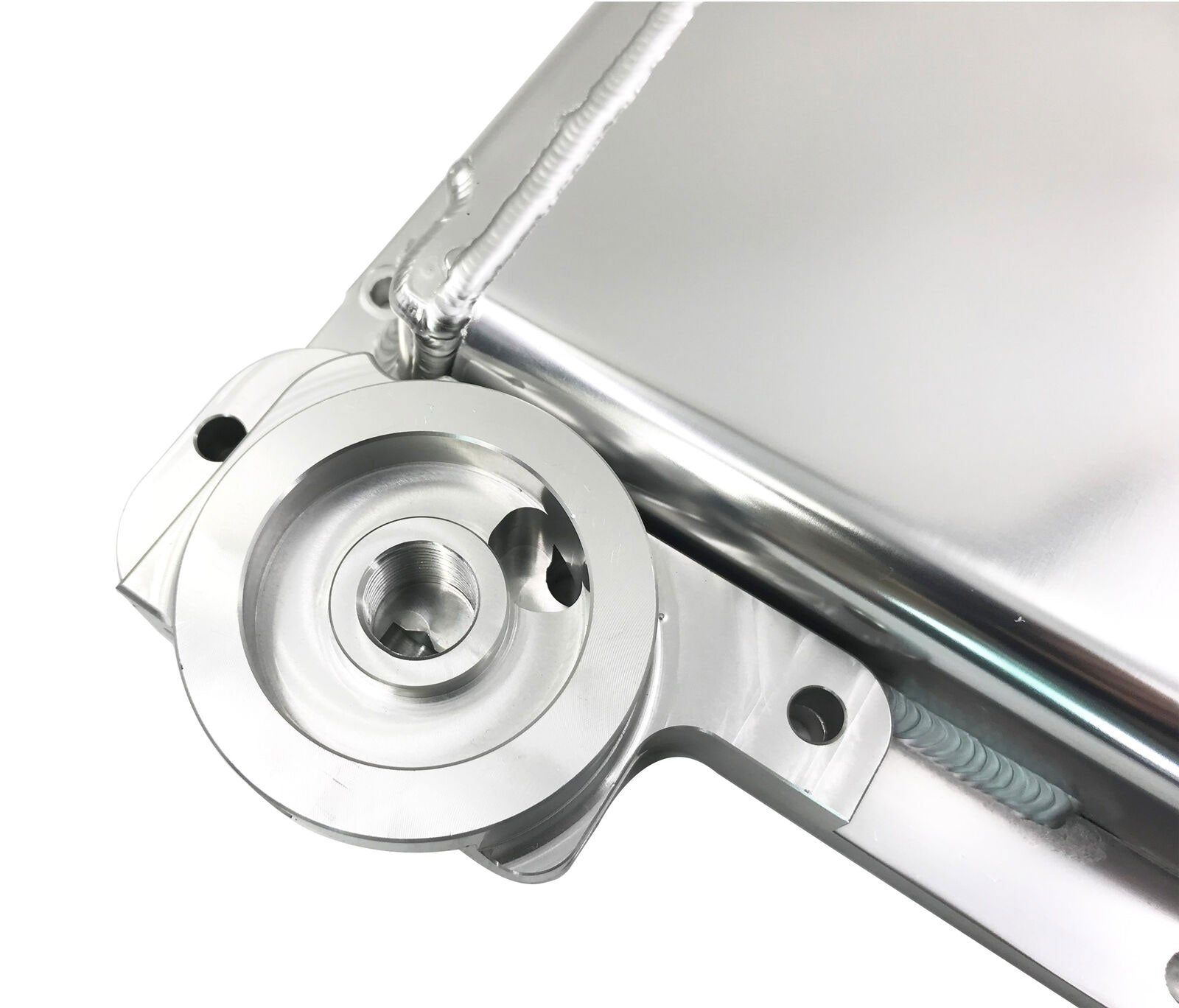 Racing Front Sump Aluminum LS1 LS2 LS6 Oil Pan w/billet Oil Filter Adapter - Bull Boost Performance